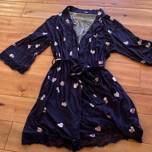 Kate spade heart robe